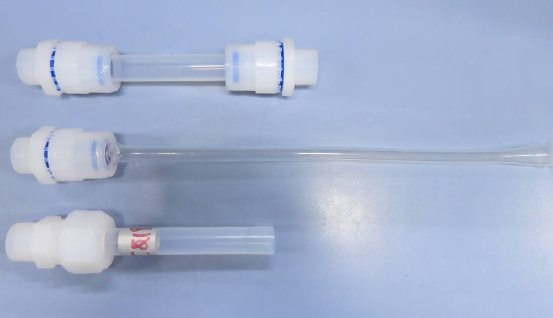 PFA tube is pulled and extended two times longer before falling off. Great performance in pressure resist.